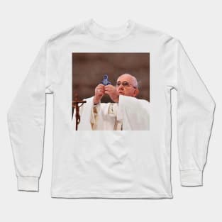 Fidget Spinner Pope Long Sleeve T-Shirt